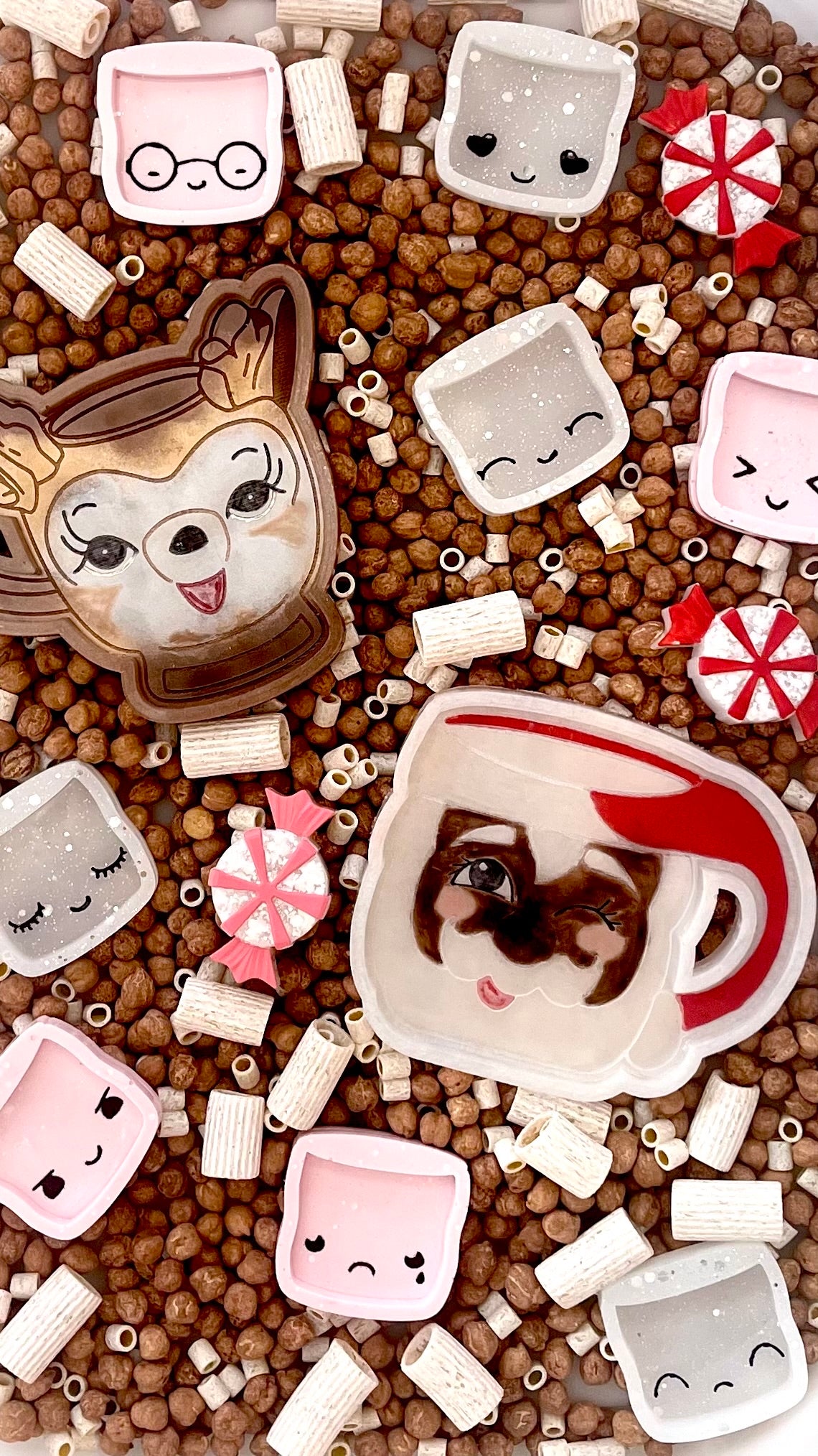 Hot cocoa sensory filler