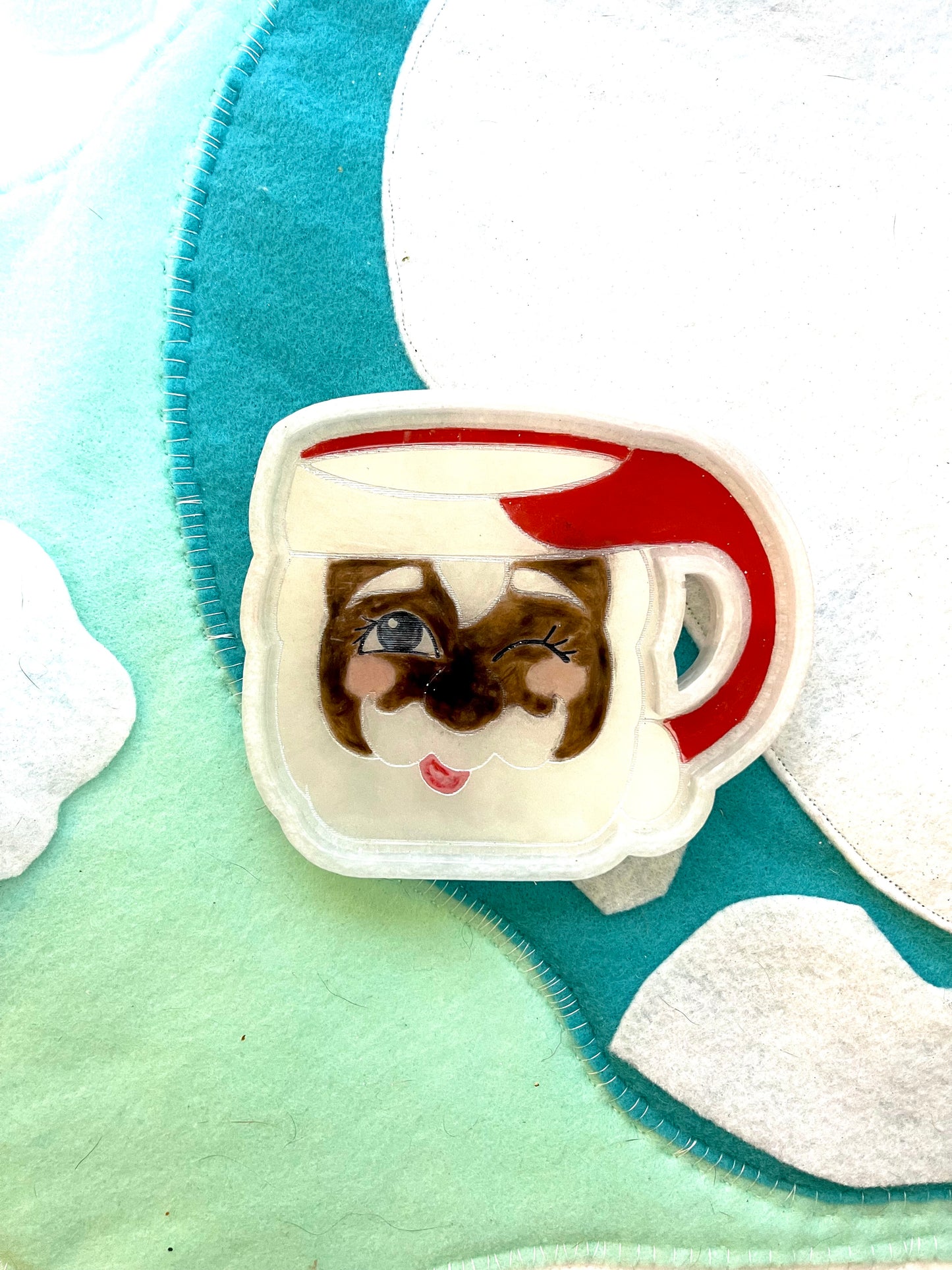 Santa mug tray