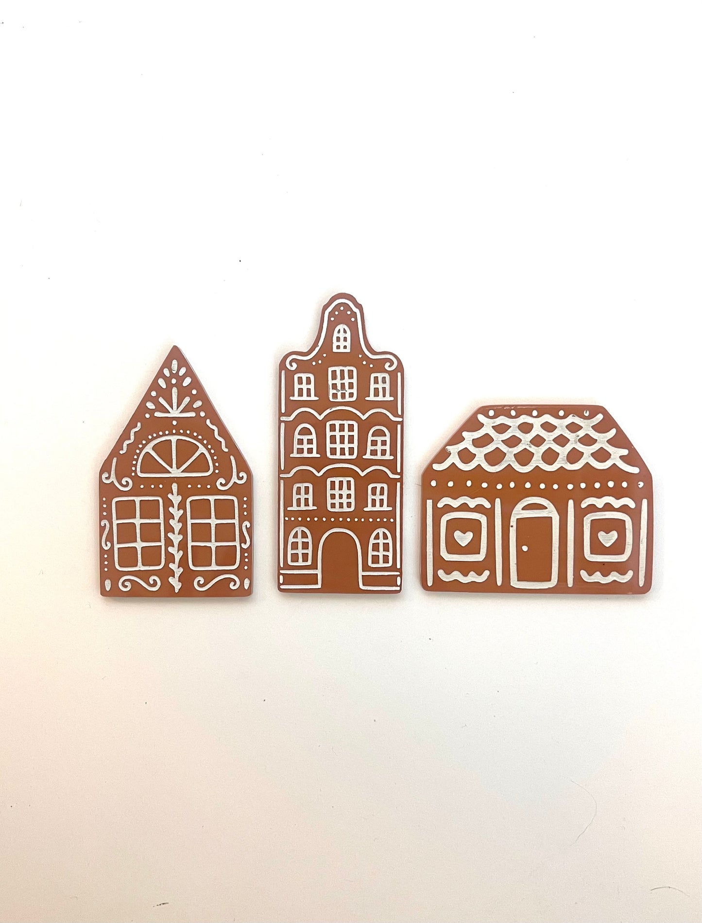 Acrylic Gingerbread “cookies”