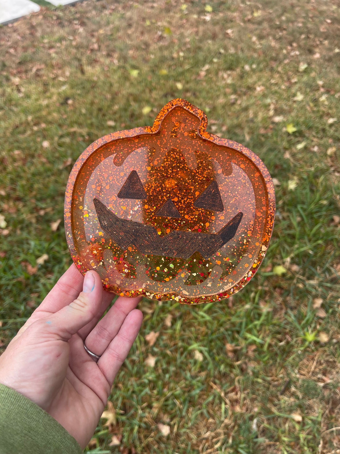 Jack o lantern tray
