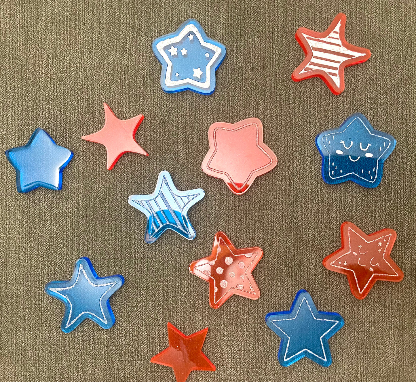 Kawaii Patriotic Stars