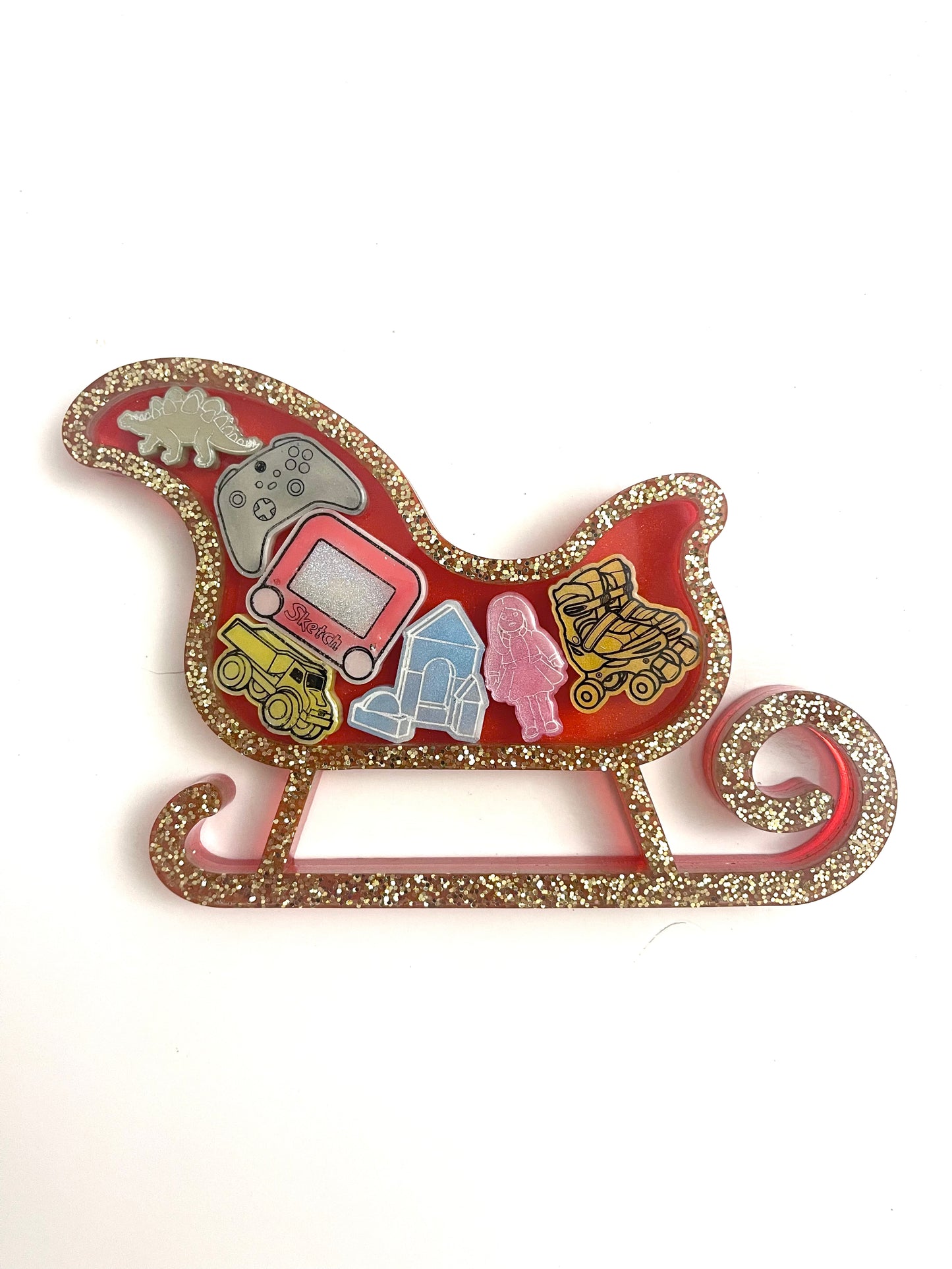Sleigh Tray and Presents
