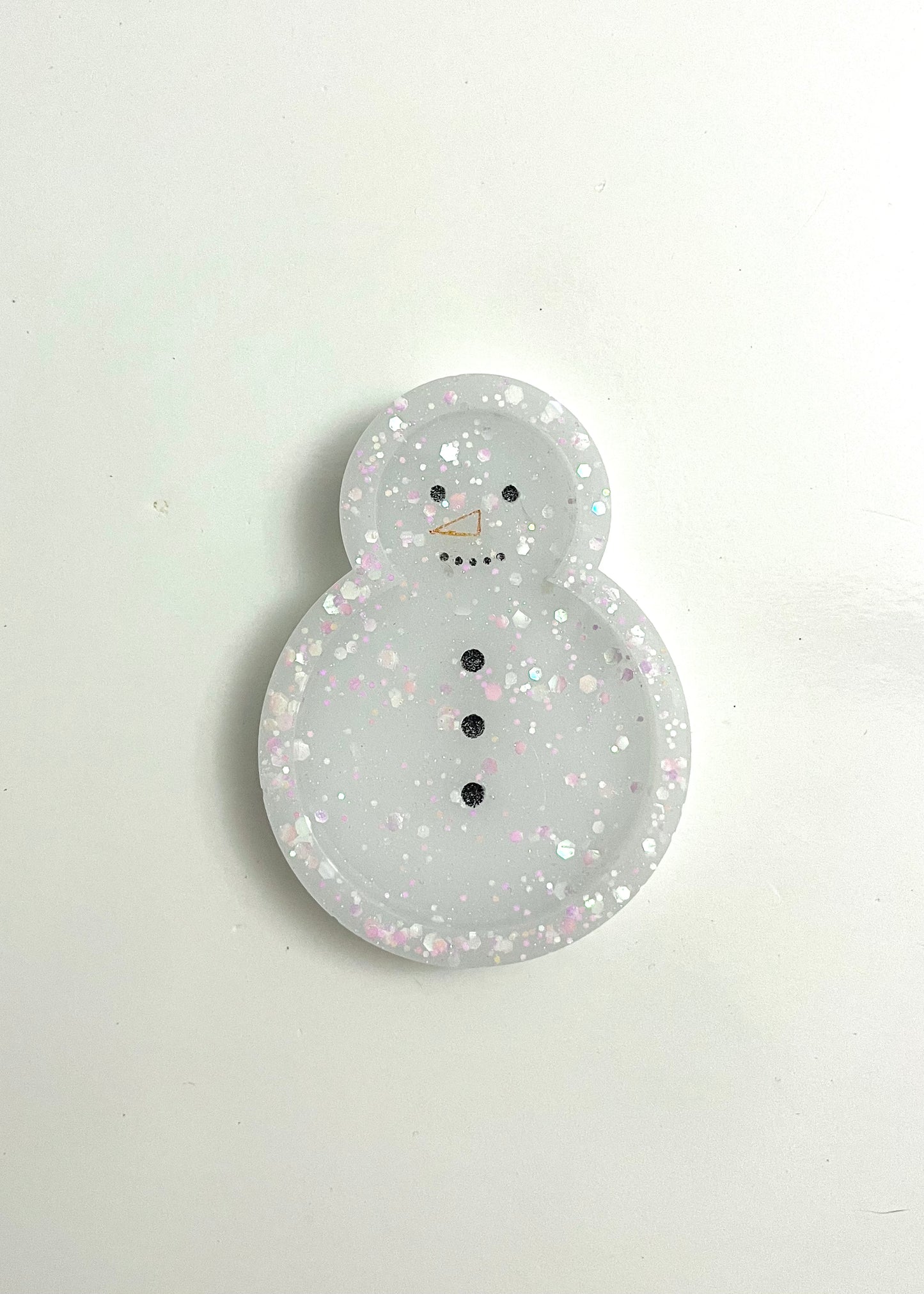 4” Snowman Tray