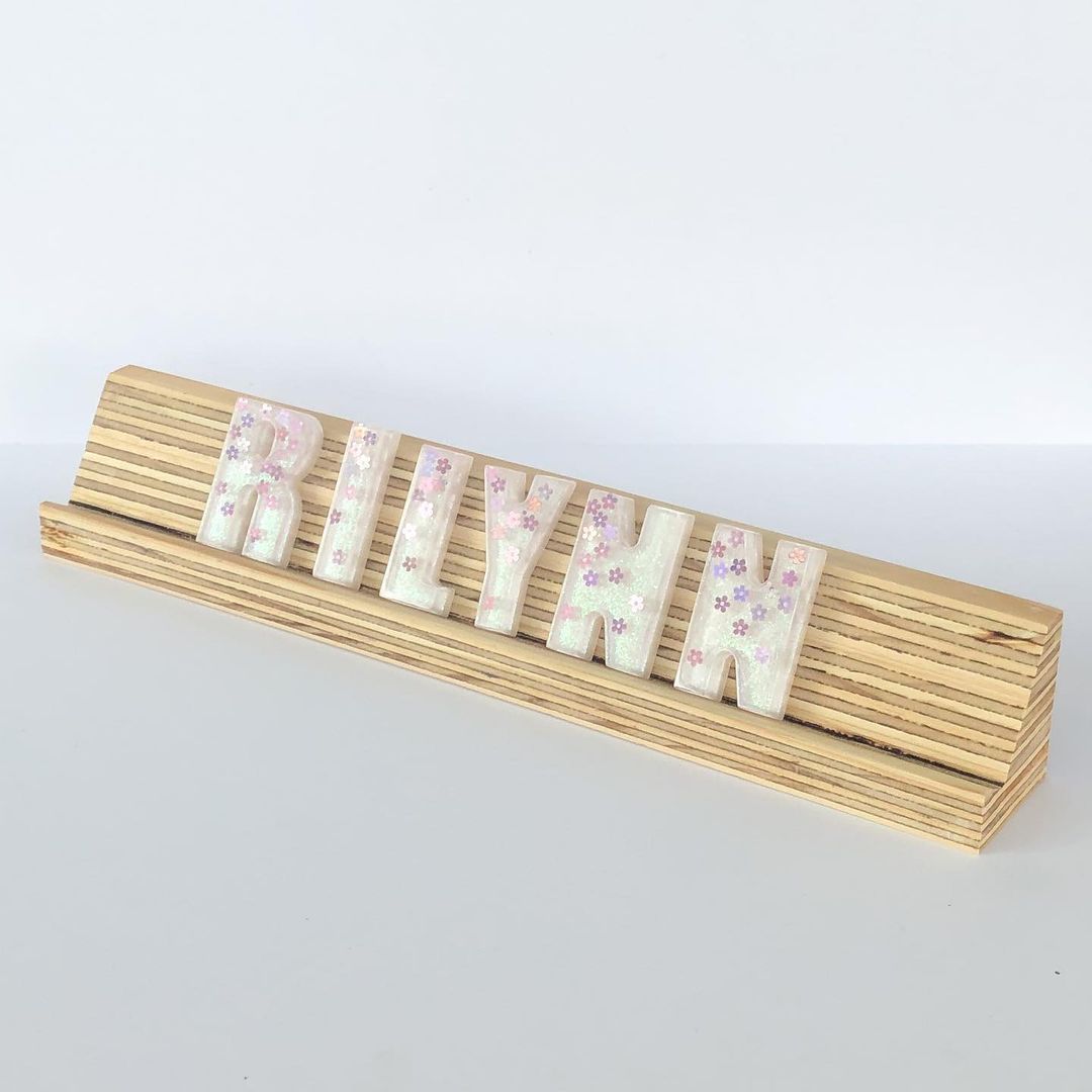 Wood Letter Stands 12”-13"