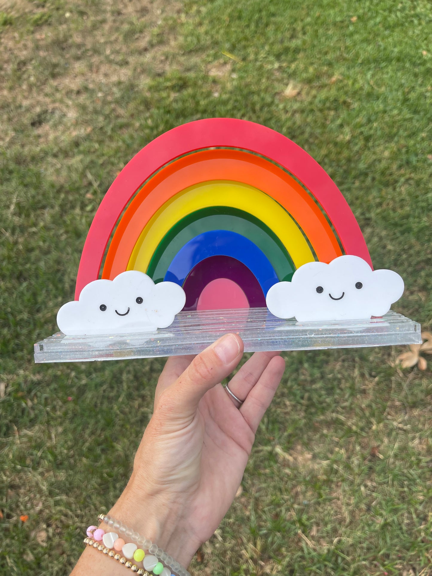 Acrylic Rainbow Play Scene