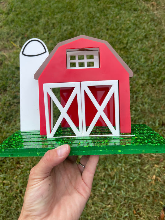 Barn Acrylic Play Scene