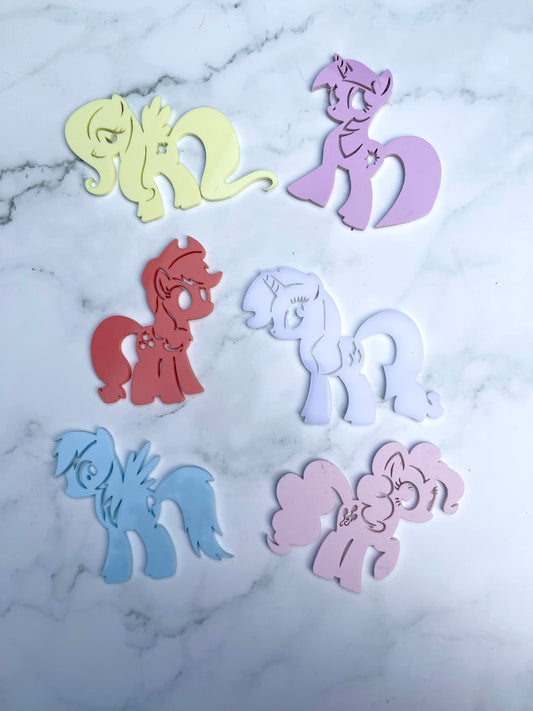 Acrylic ML Ponies